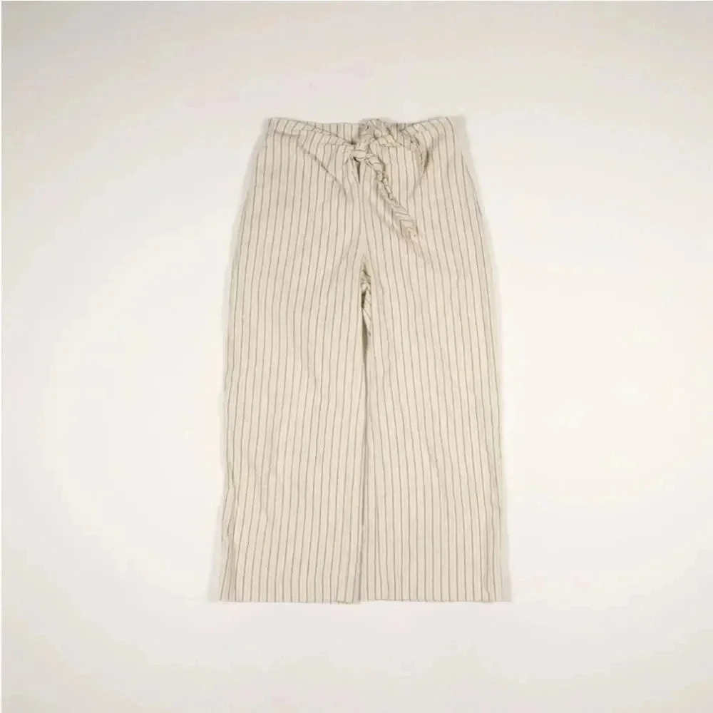 Moon River Tie Front Wide Leg Pants